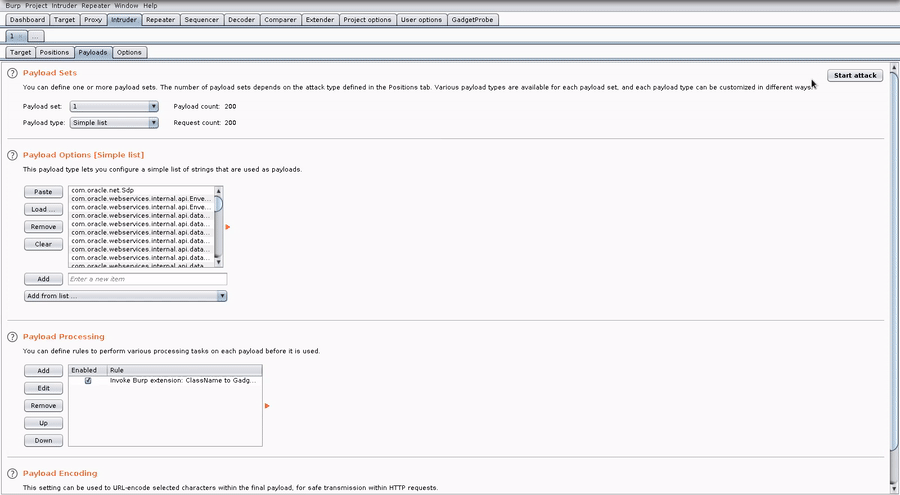 GadgetProbe extension with Burp Collaborator