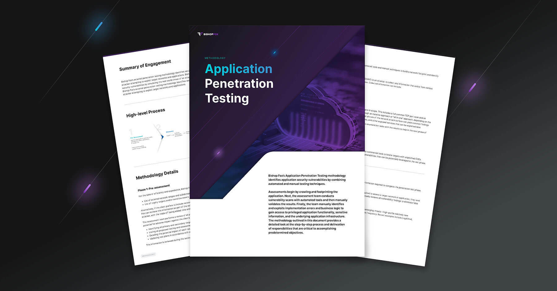Preview of cover page of the Bishop Fox Application Penetration Testing Methodology.