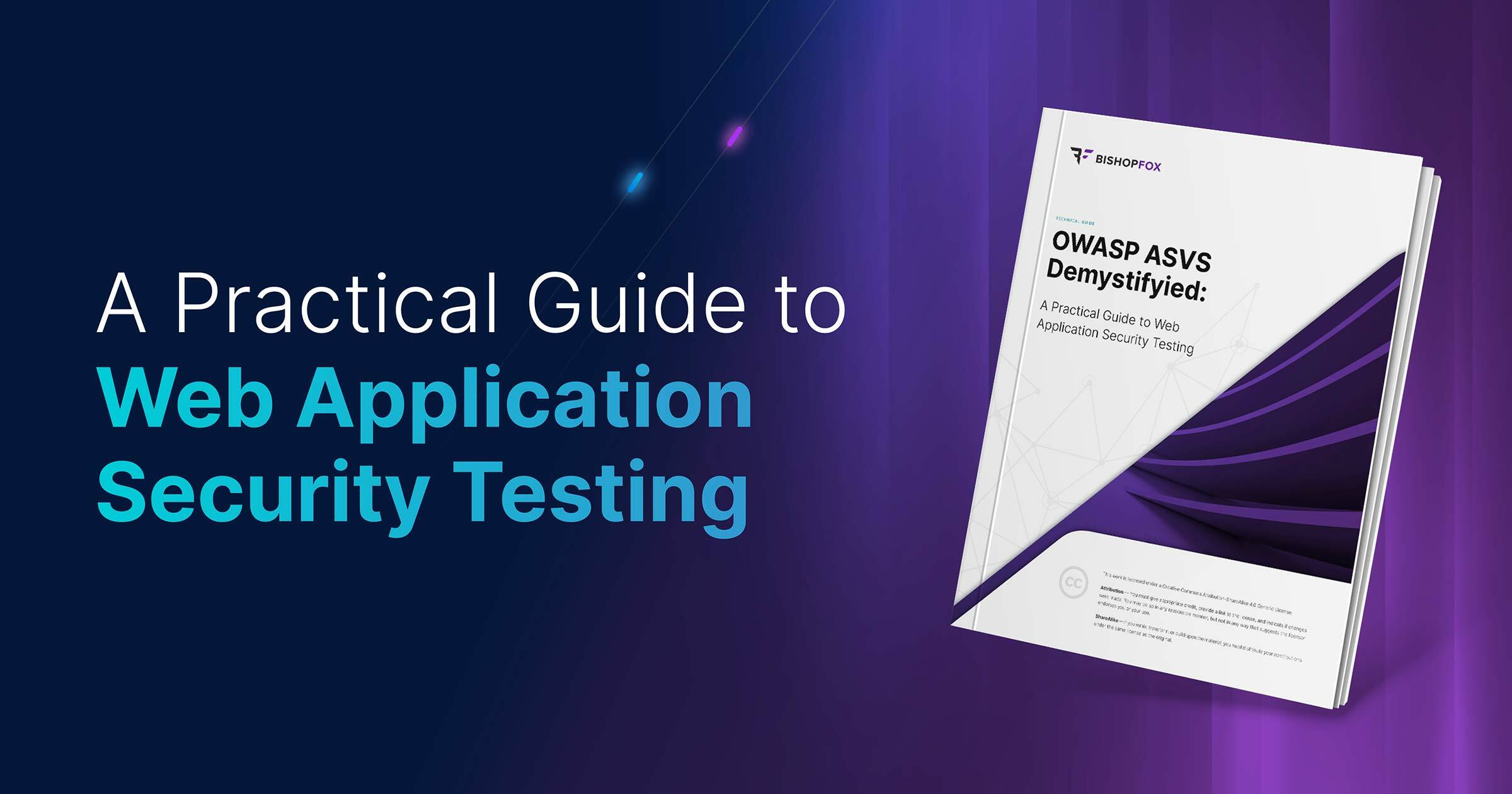 OWASP ASVS Demystified digital guide on purple lock background.