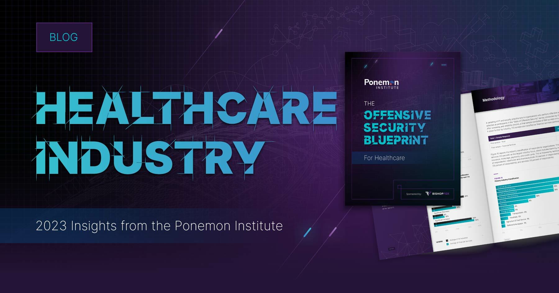 Dark purple background with report icon on right side. Letters in teal and white.