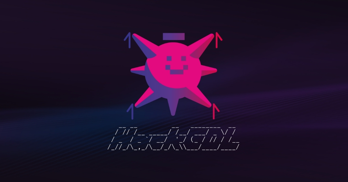HackGDL conference pink logo.