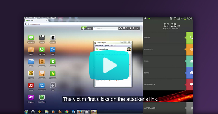 Watch our Airdroid exploit demo video