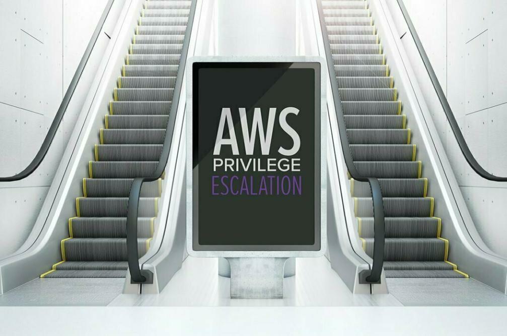 Escalator sign in between AWS privilege escalation