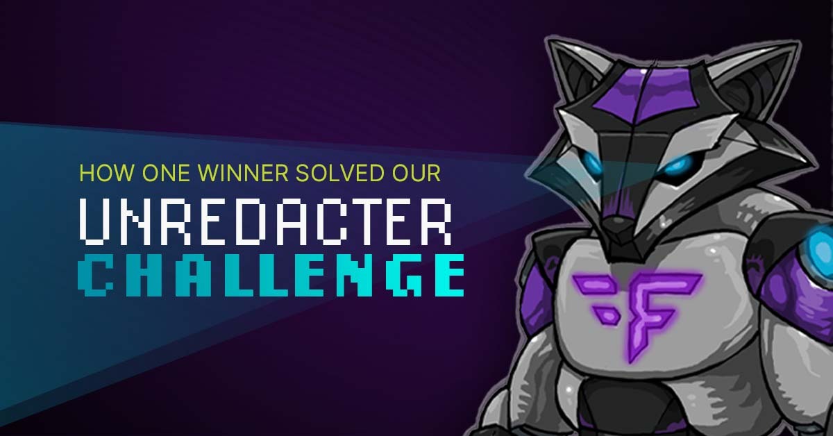 How one winner solved the Bishop Fox Unredacter Challenge