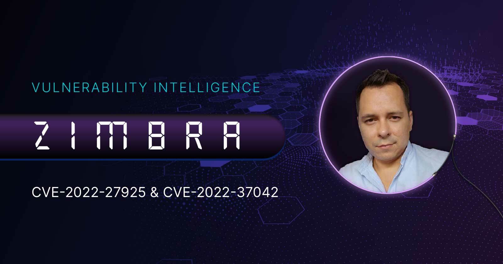 What The Vuln Zimbra episode  on CVE-202227925 & CVE 2022-37042 with headshot of speaker.