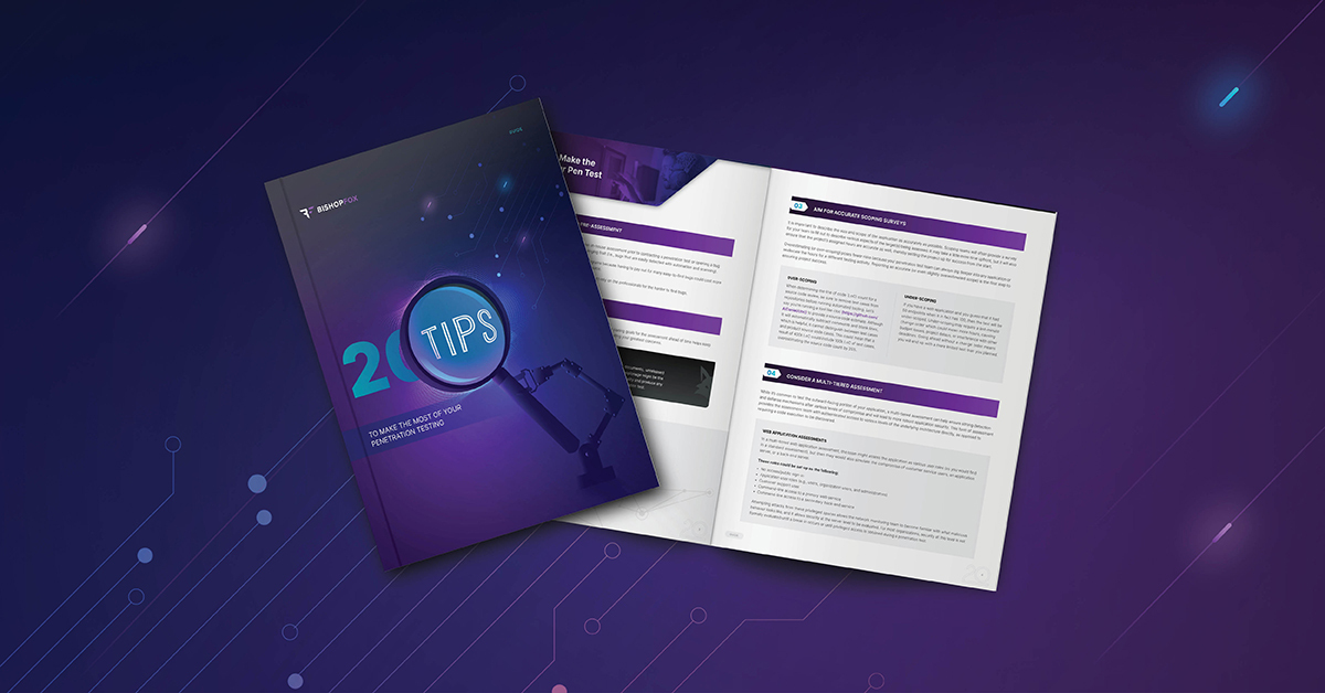 20 Tips To Make the Most of Your Pen Test Guide Cover Page