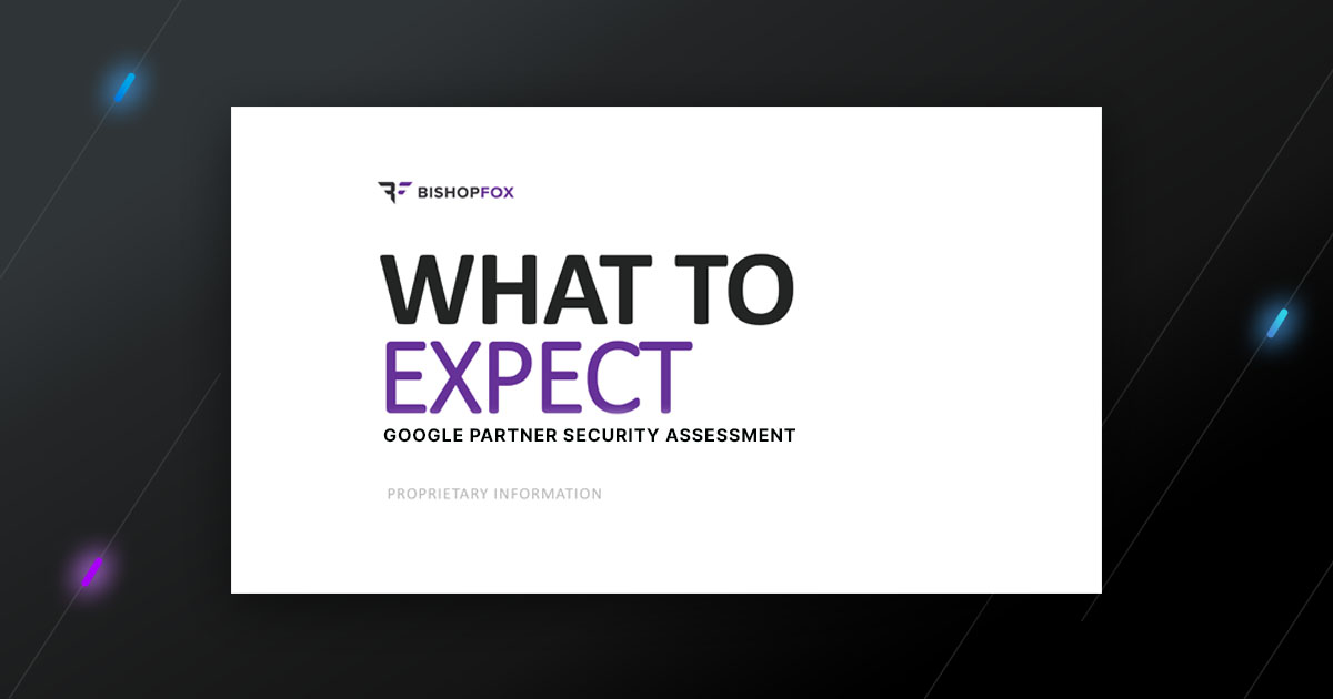 Bishop Fox Google Partner What to Expect Guide C