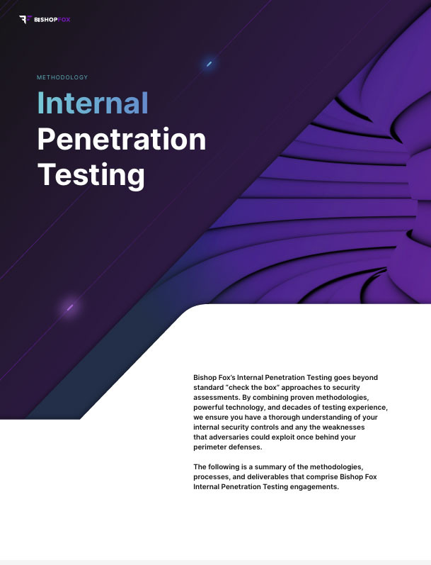 Bishop Fox Internal Penetration Testing Methodology edited