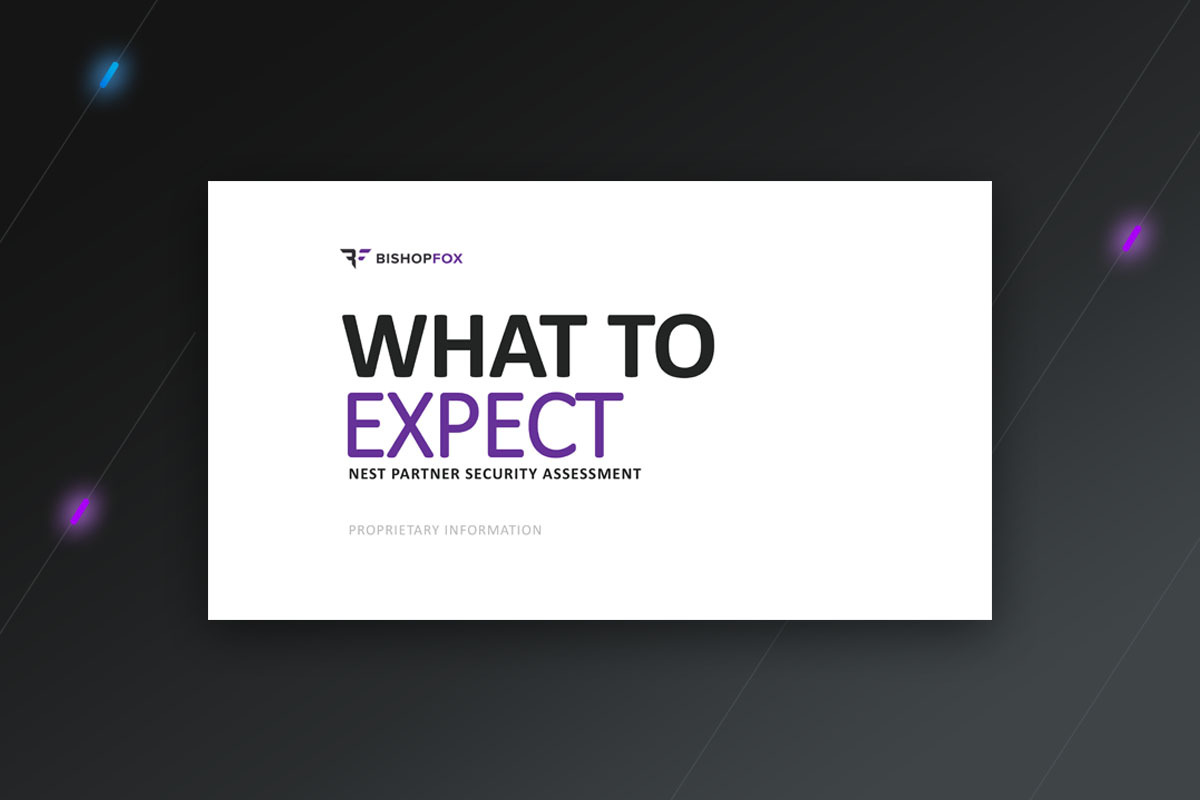 Bishop Fox Nest Security Assessment What to Expect Guide F
