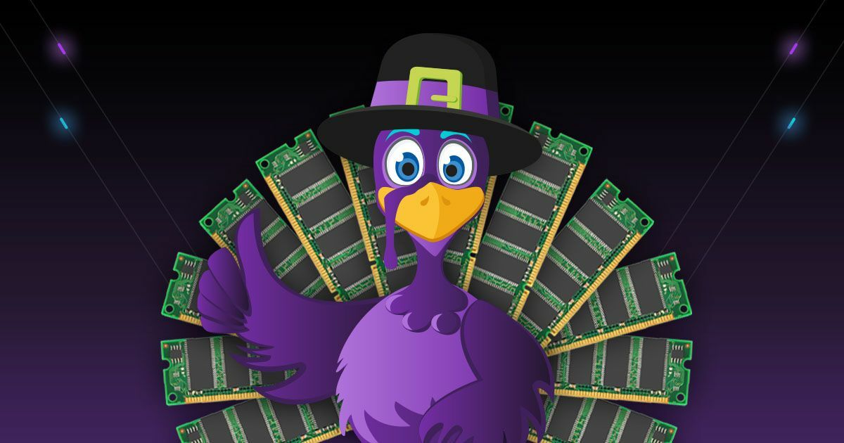 Tech Turkey with microchip looking feathers
