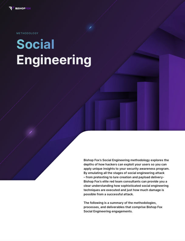 Bishop Fox Social Engineering Methodology