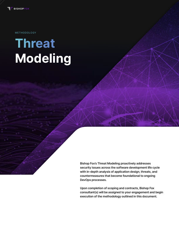 Bishop Fox Threat Modeling Methodology edited