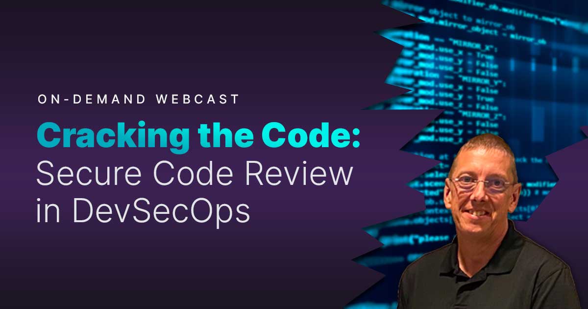 Bishop Fox Webcast Cracking the code with Secure Code Review hosted by Chris Bush