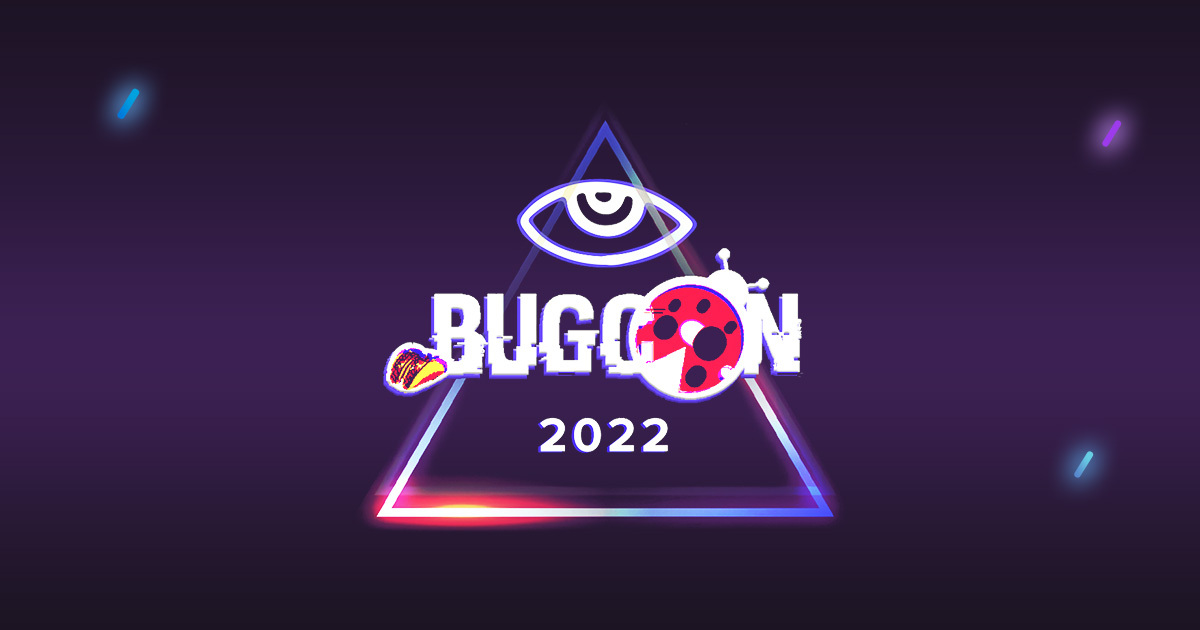 BugCon 2022 Logo. BugCON 2022 Security Conference is a highly technical information security convention.