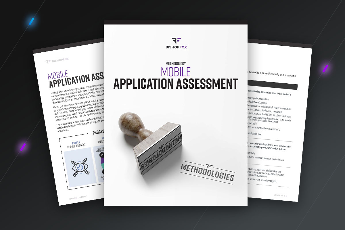 Bishop Fox Mobile Application Assessment Methodology cover page