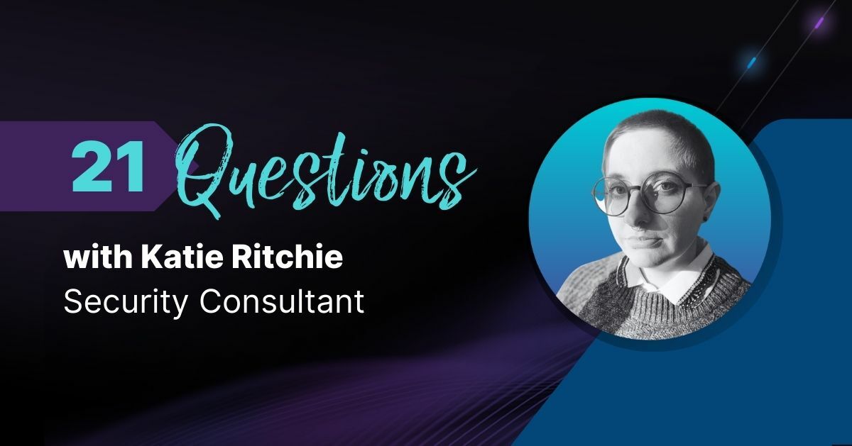 Video of 21 Questions series with Katie Ritchie