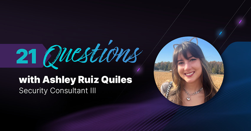 Video of 21 Questions series with Ashley Ruiz
