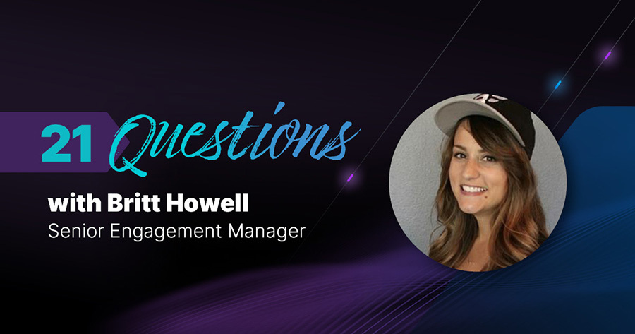 Video of 21 Questions series with Britt Howell