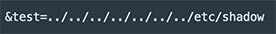 Example of malicious code added to trigger the Imperva WAF
