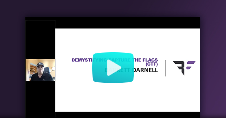 Watch our Derpcon 2020 demystifying capture the flags ctfs video