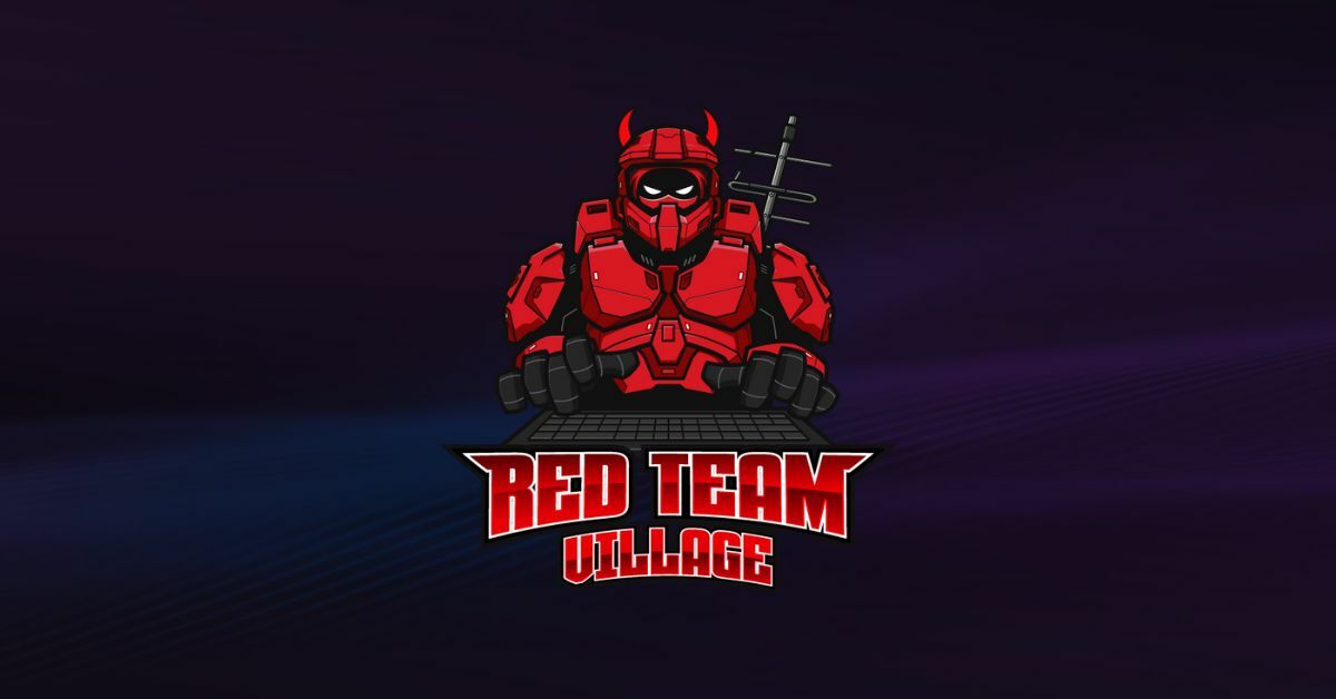 Red Team Village logo on black.