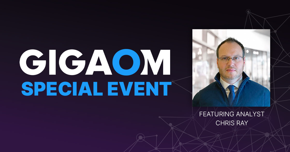 GigaOm Special Webcast on Attack Surface Management solution featuring analyst Chris Ray with headshot