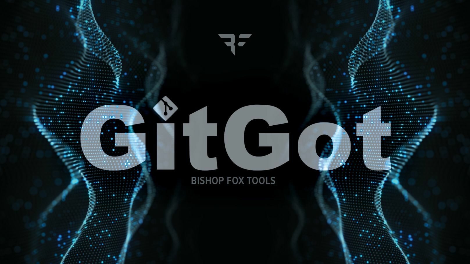 Git got with blue lit up electrical background