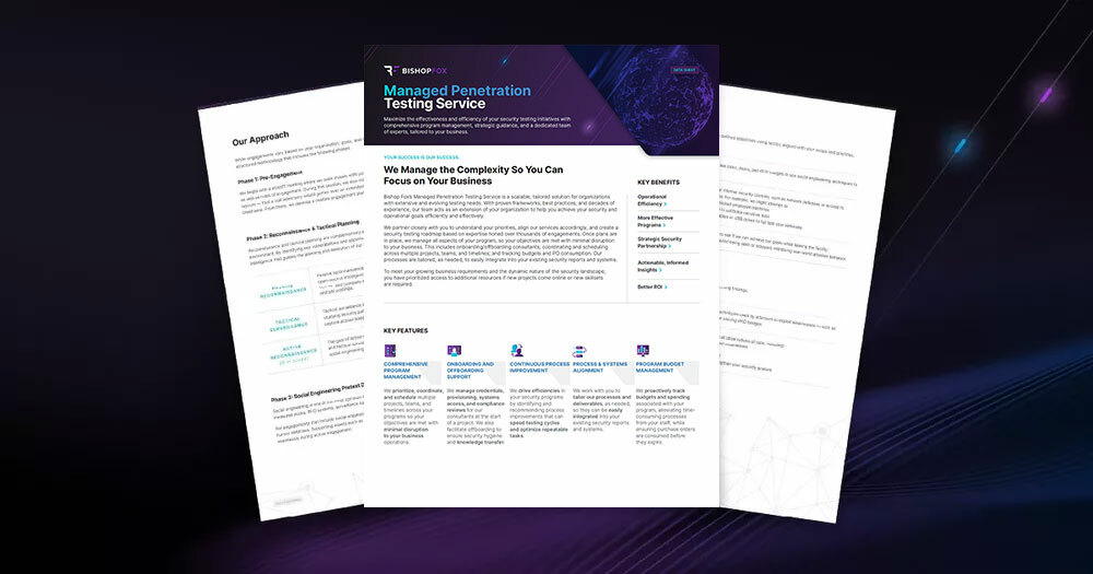 Managed pen test datasheet Tilewebp
