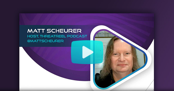 DFIR Matt Scheuer headshot on video thumbnail with play button.