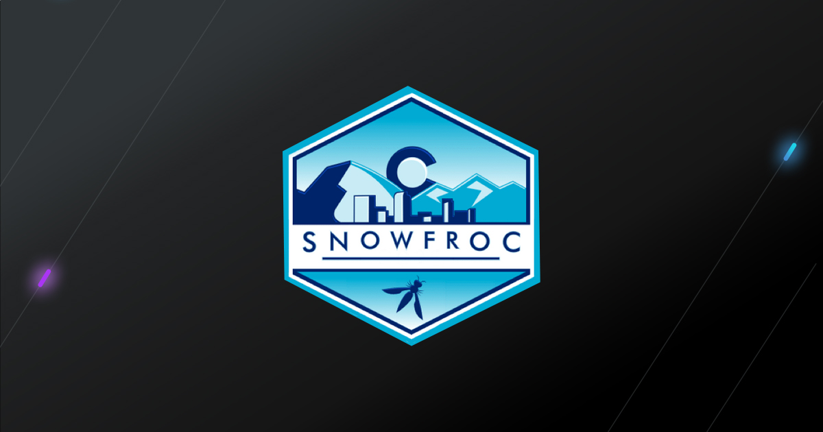 Snowfroc 2020 card