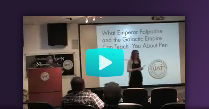 Watch our Uat what palpatine can teach about pentesters video