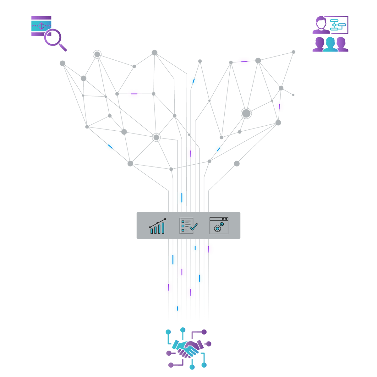 Visual showing multiple teams working to understand the risk of ransomware through emulations and training.