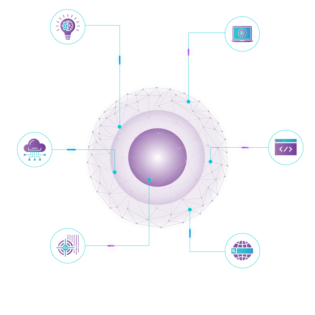 Illustration of an external network view through the eyes of an attacker.