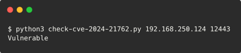 FIGURE 1 CVE-2024-21762