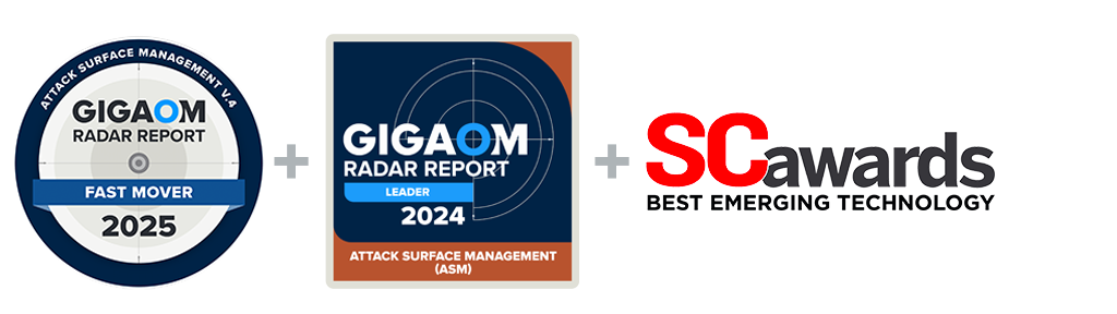 GigaOm Radar 2024 Attack Surface Management Cosmos awards plus SCawards for best emerging tech.