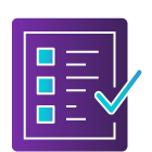 Icon of a Document with Checklist