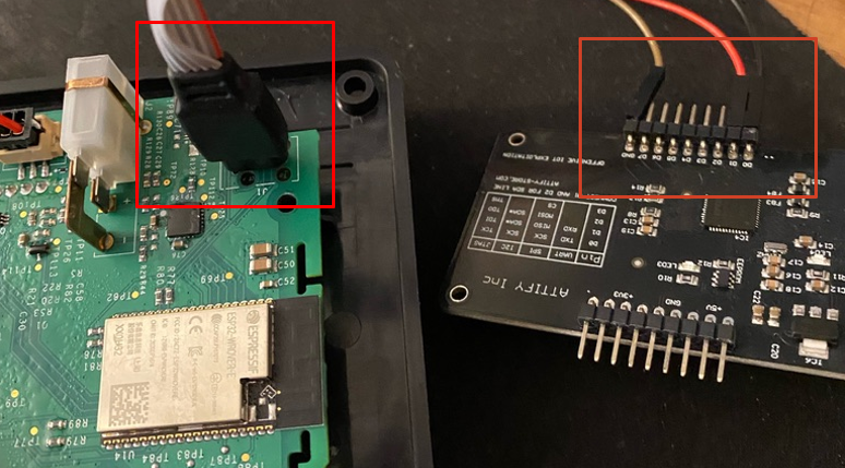 UART connections to Attify Badge