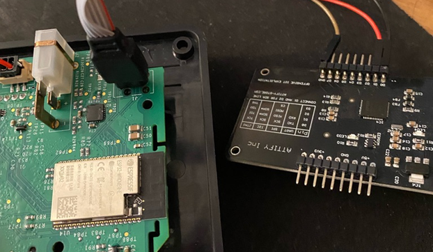 UART connections to UART debug bridge