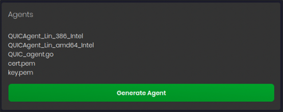 Generating agent in Deimos